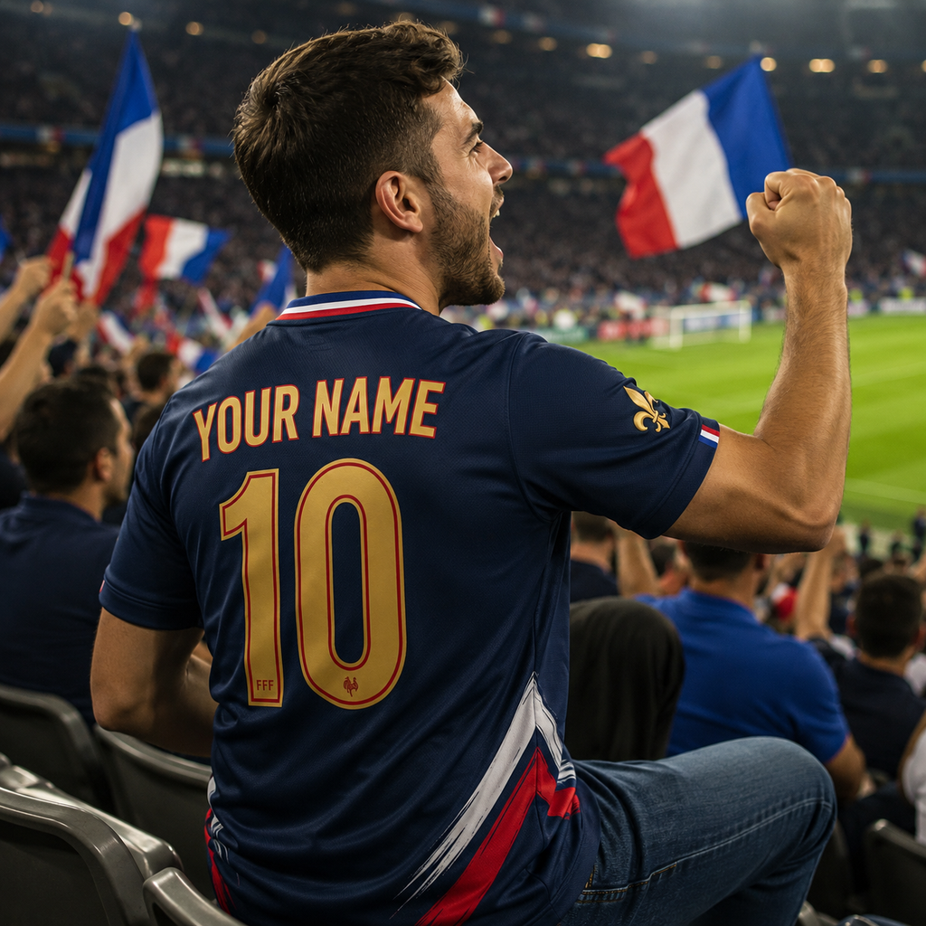 Personalized France 2026 Soccer Jersey Custom Name Gift for Sports Lovers