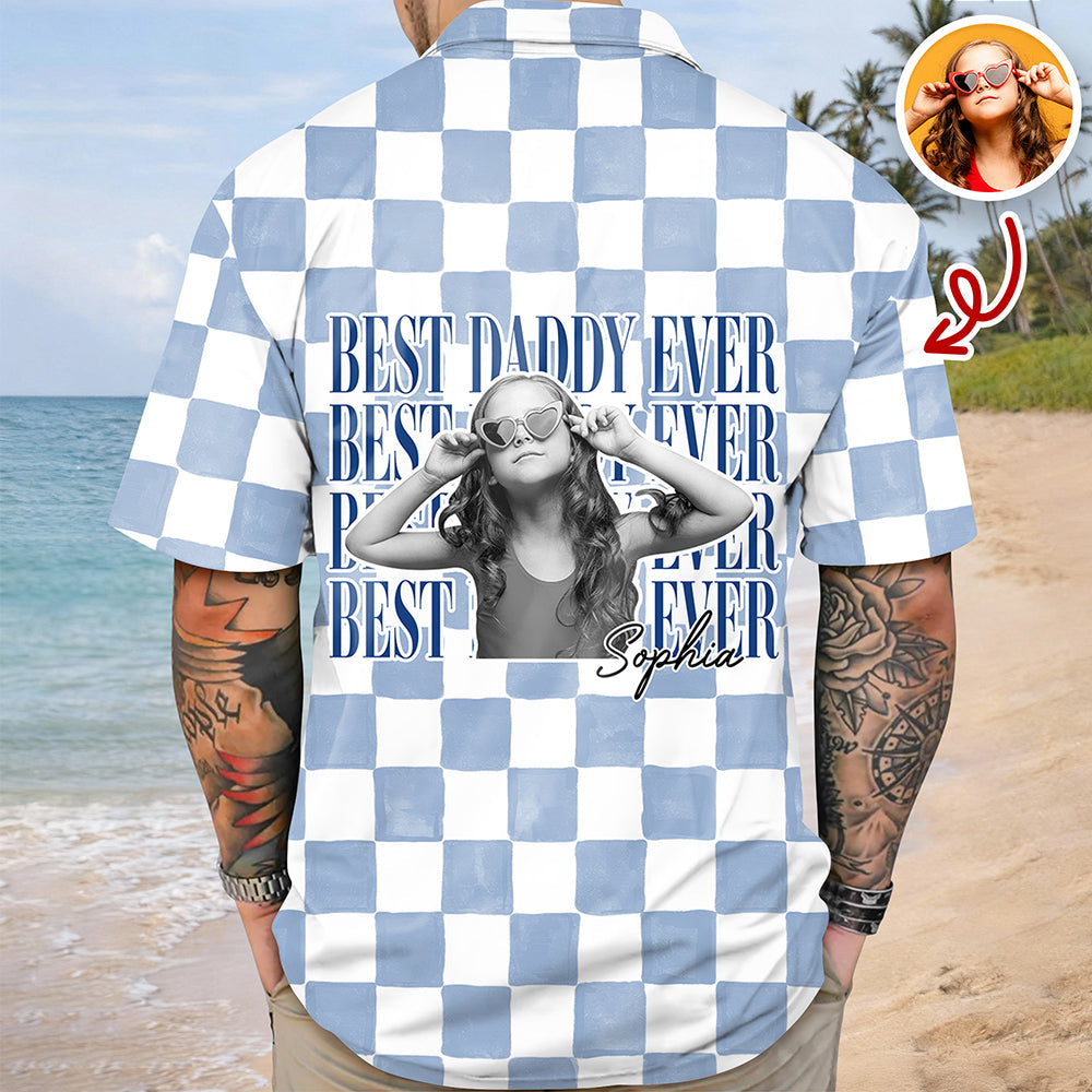 Personalized Vintage Photo Hawaiian Shirt Gift for Dad/Mom HN590 - AOP Hawai Shirt GradoCreations
