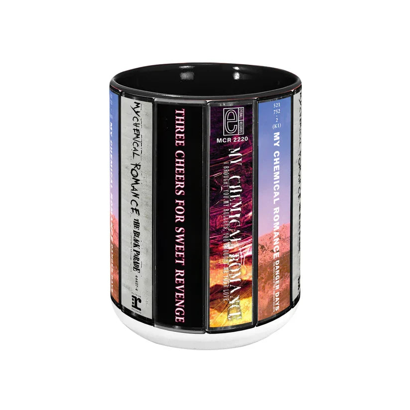 My Chemical Romance Cassette Accent Mug Retro Ceramic Gift GradoCreations