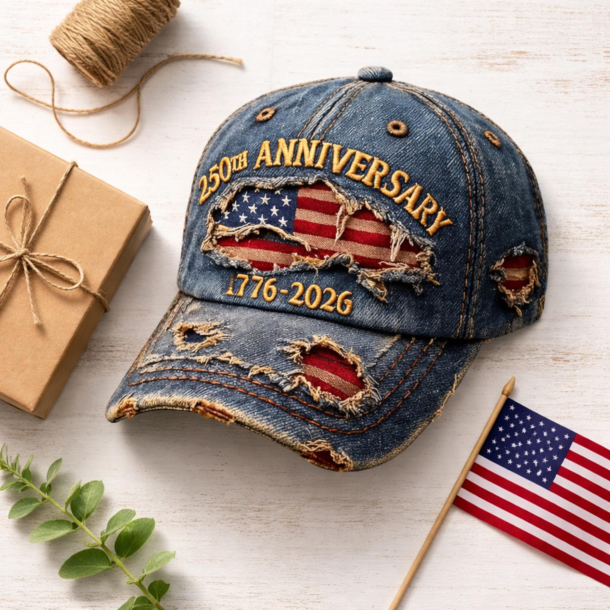 Personalized Independence Day Hat American Flag Cap Gift HN590 - Embroidery Hat Josh GradoCreations