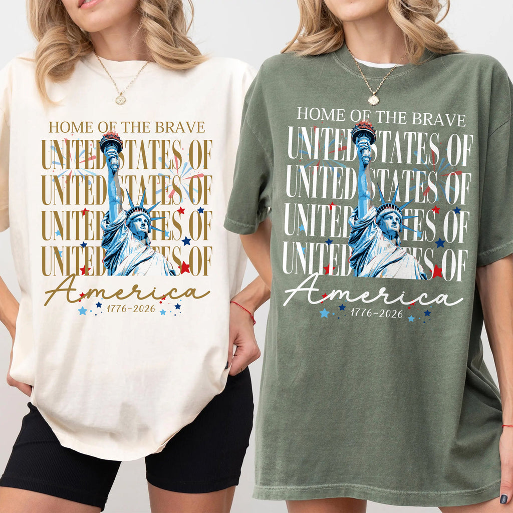 Personalized USA 250 Years Comfort Shirt Independence Day Gift Comfort Shirt GradoCreations