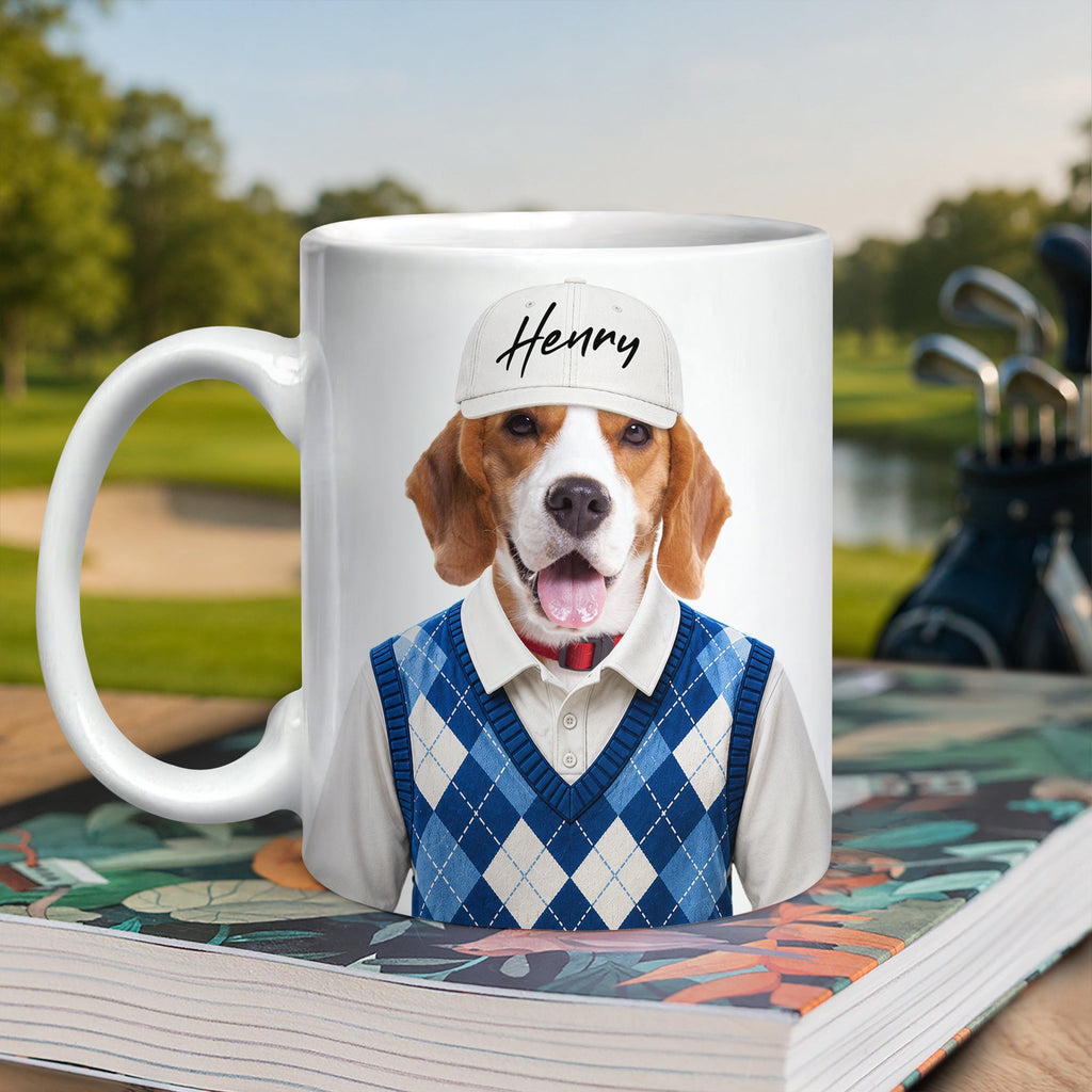 Personalized White Mug Custom Photo Gift for Dog Cat Lovers HN590 - mug GradoCreations
