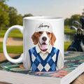 Personalized White Mug Custom Photo Gift for Dog Cat Lovers HN590 - mug GradoCreations