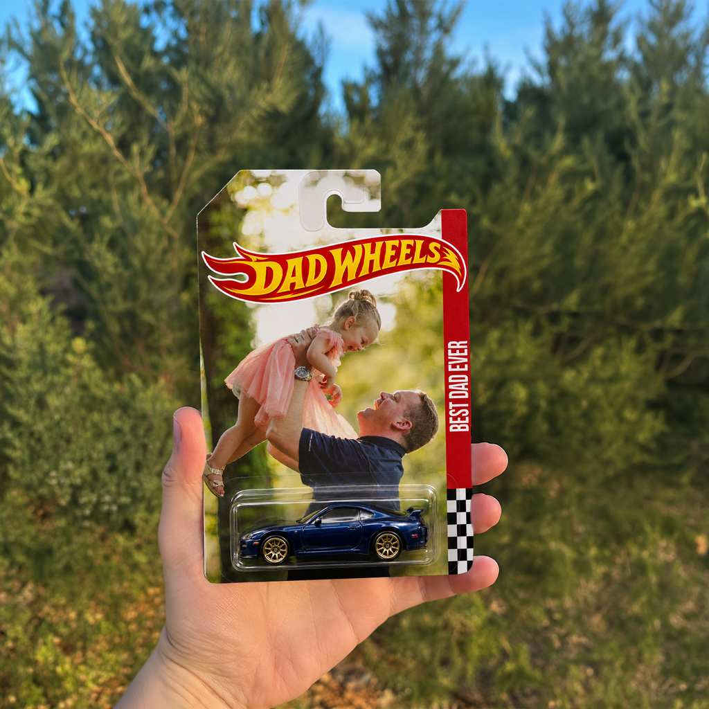 Personalized Photo Hot Wheels Best Dad Ever Keepsake Gift HN590 - Hot Wheels GradoCreations