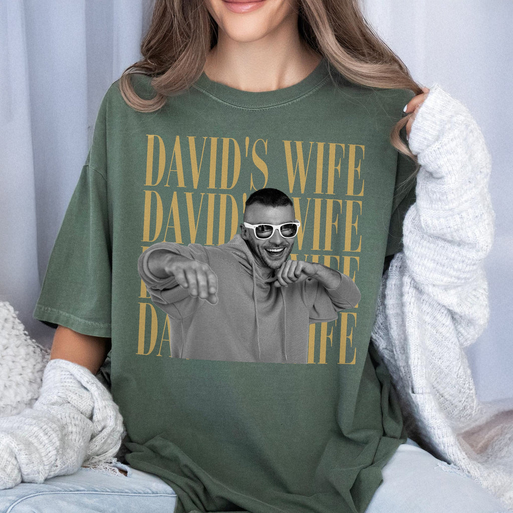 Personalized Vintage Photo Comfort Shirt Gift for Husband/Wife Comfort Shirt GradoCreations