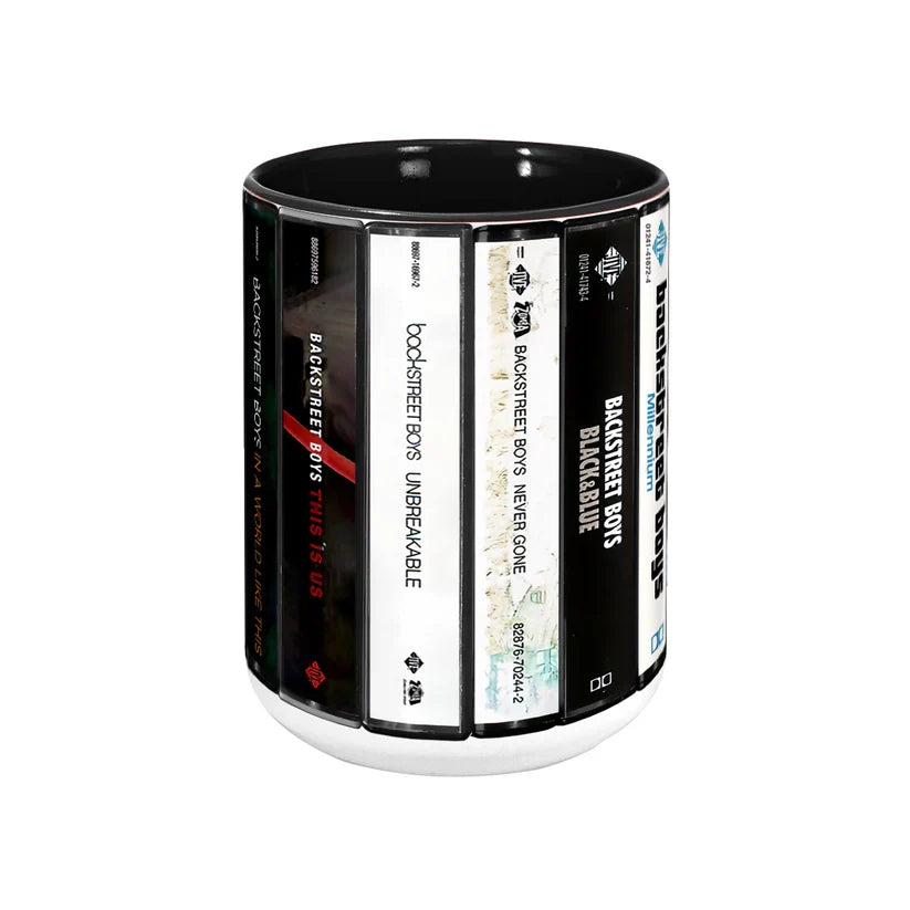 Retro Backstreet Boys Cassette Accent Mug Ceramic Drinkware GradoCreations