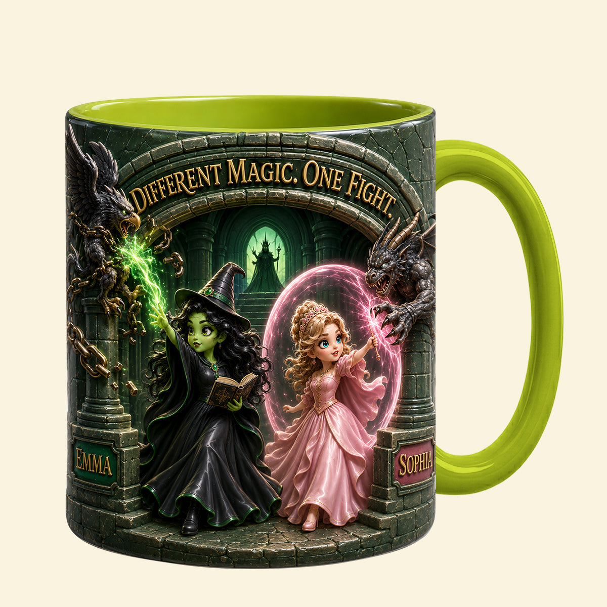 Personalized Witch Themed Coffee Mug Custom Name Gift for Friends Mug GradoCreations