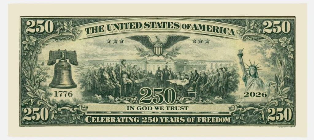 Pack of 20 Commemorative Bills 250th Anniversary Gift for Family Commemorative Bills GradoCreations