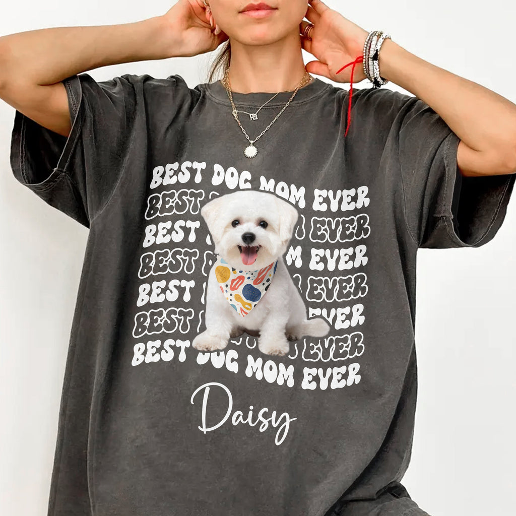 Personalized Photo Comfort Shirt Best Dog Dad Gift for Father's Day Comfort Shirt FIX GradoCreations