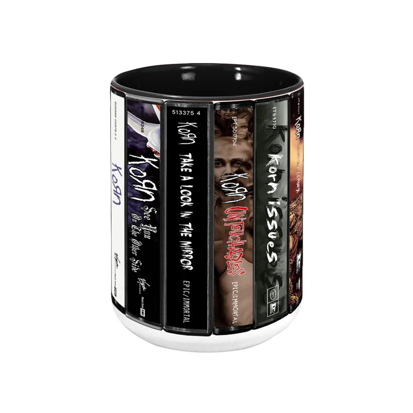 Korn Cassette Design Accent Mug Retro Drinkware Gift GradoCreations