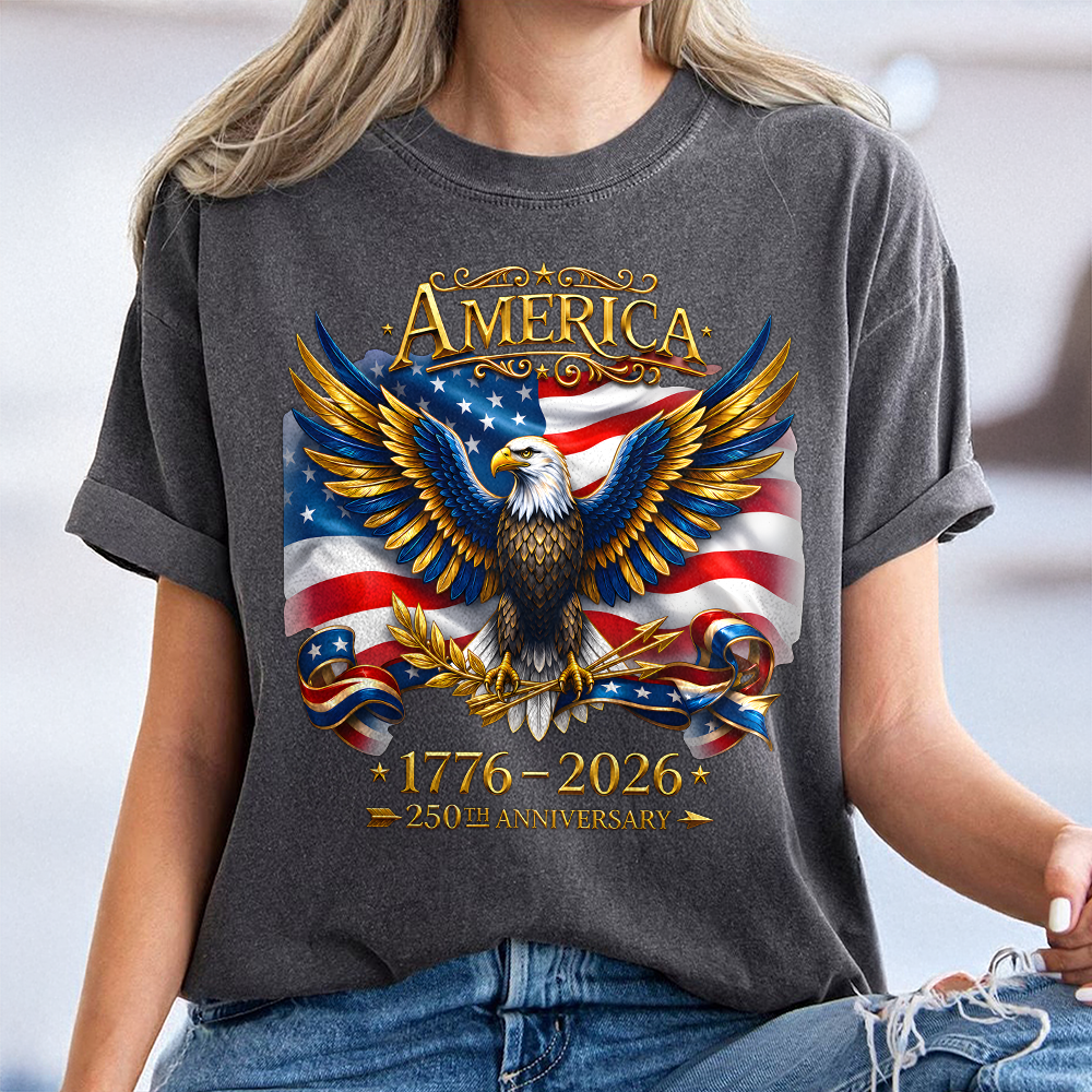 Personalized Comfort Shirt 250th Anniversary America Gift Comfort Shirt GradoCreations