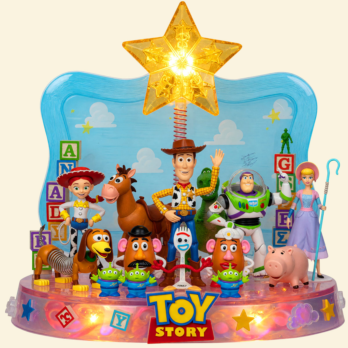 Personalized Toy Story Acrylic Light Box with Custom Name - Unique Gift for Kids