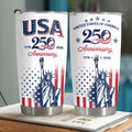 Personalized USA 250th Anniversary Fat Tumbler Gift for Family HN590 - Fat Tumbler GradoCreations