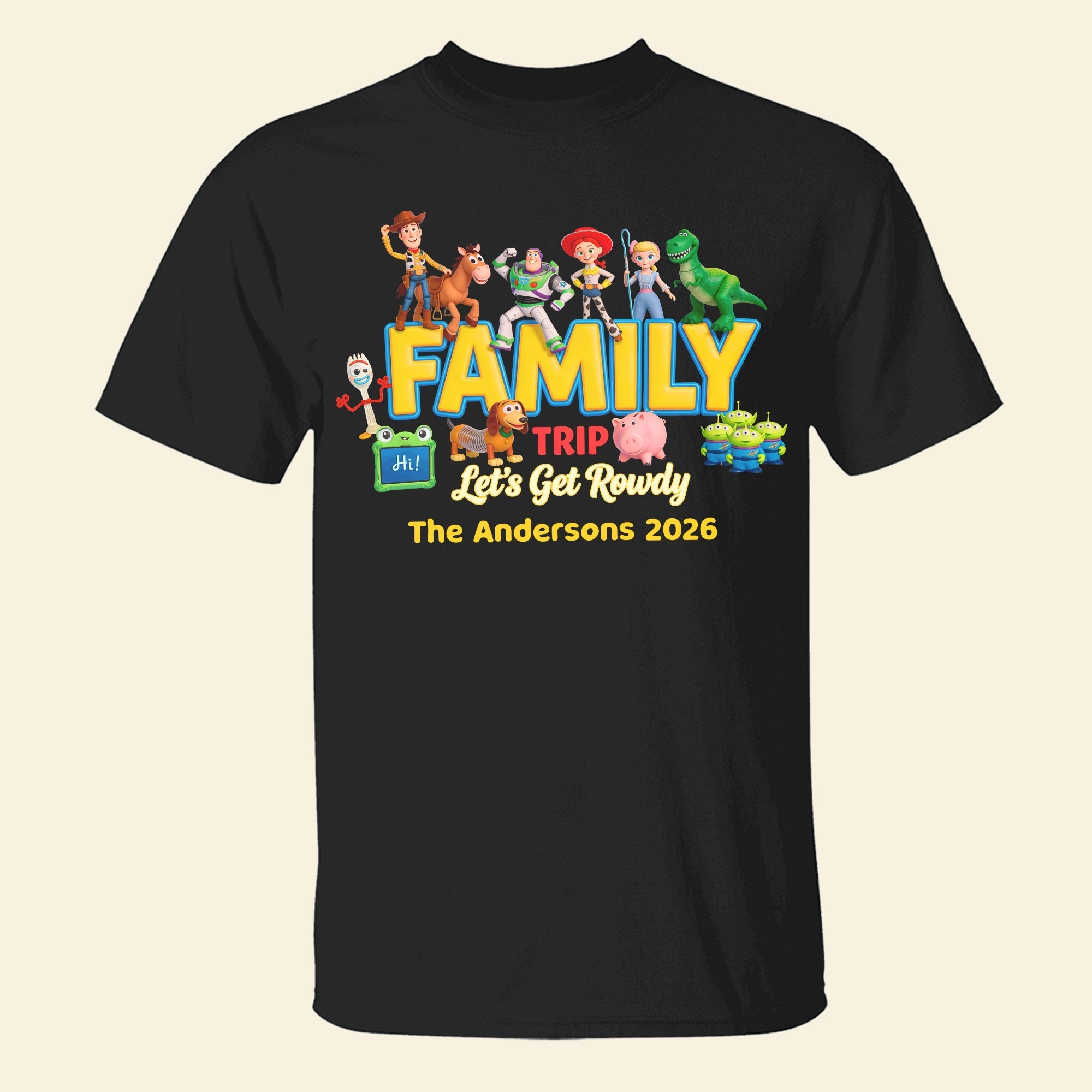 Personalized Family Trip Shirt Custom Names Travel Gift