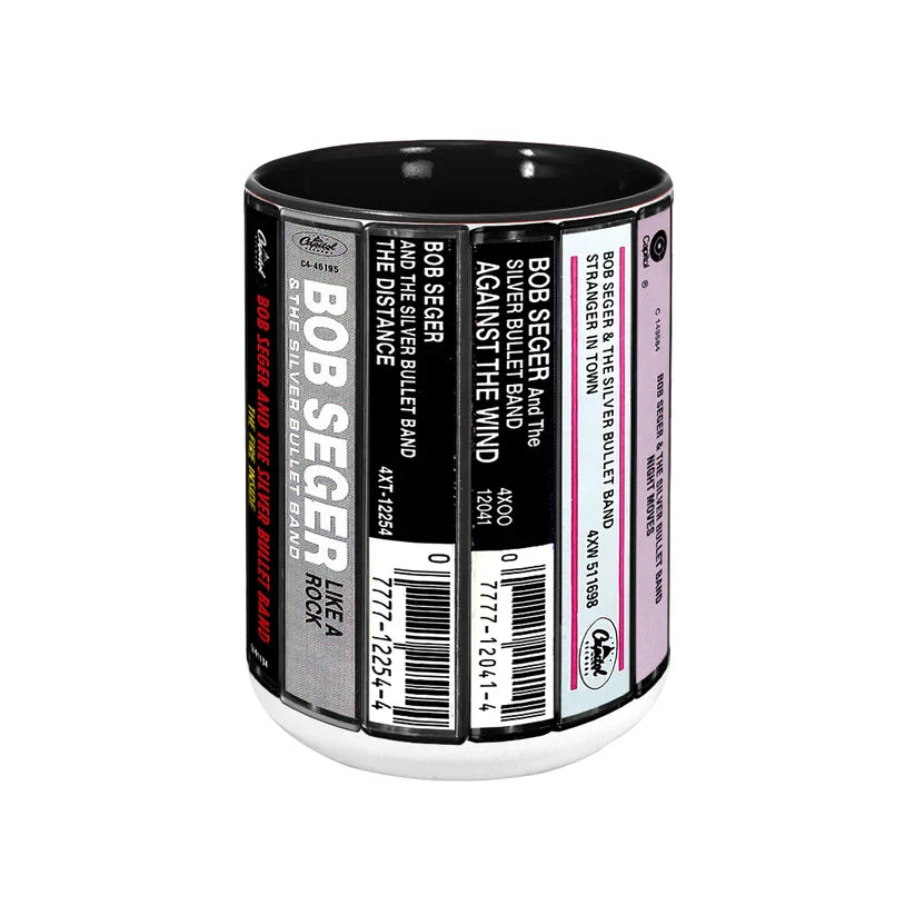 Bob Seger Cassette Accent Mug Ceramic Retro Gift GradoCreations