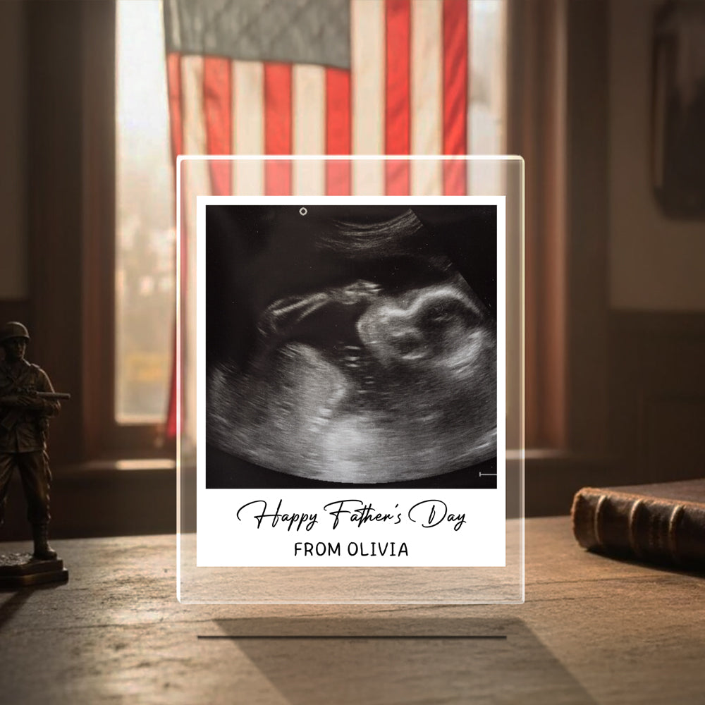 Personalized Acrylic Photo Plaque Custom Gift for Dad Father's Day Decoration HN590 - Acrylic Block Plaque GradoCreations