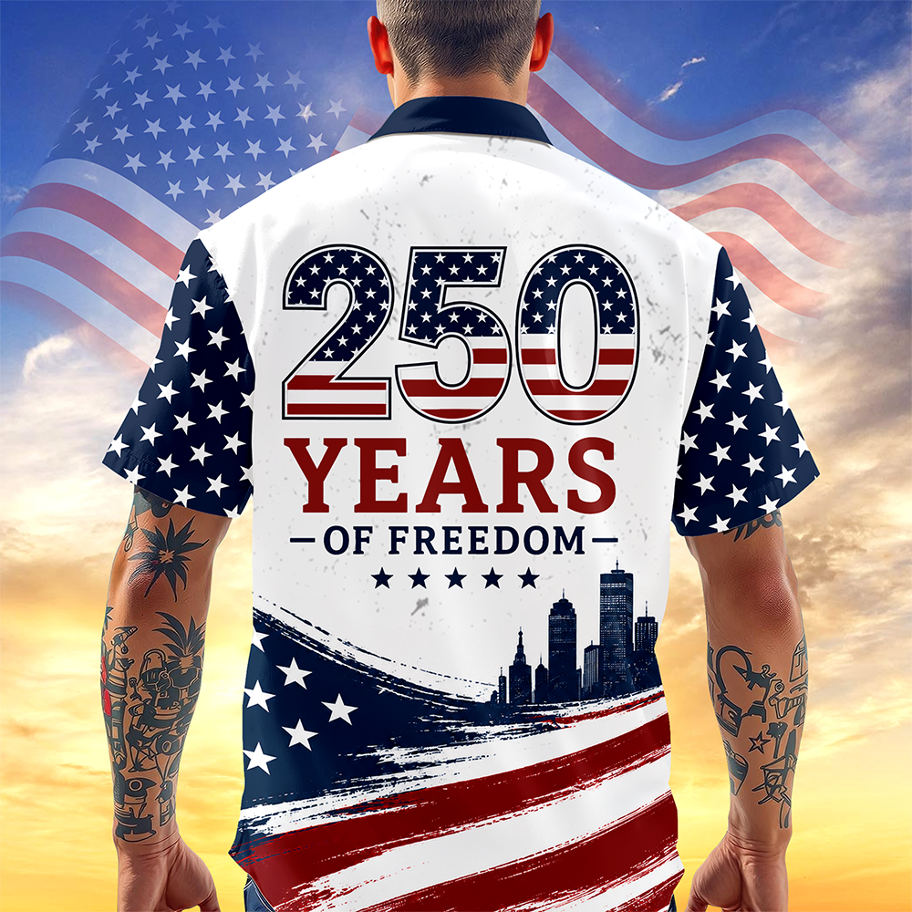Personalized Statue of Liberty Hawaiian Shirt Custom Gift for 4th of July HN590 - AOP Hawai Shirt GradoCreations