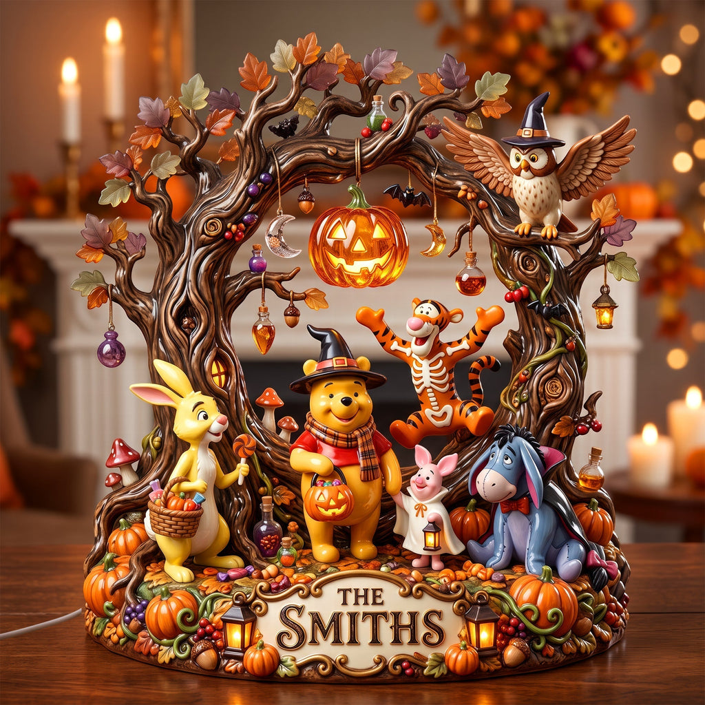 Personalized Halloween Acrylic Light Box Gift for Family Acrylic Light Box GradoCreations