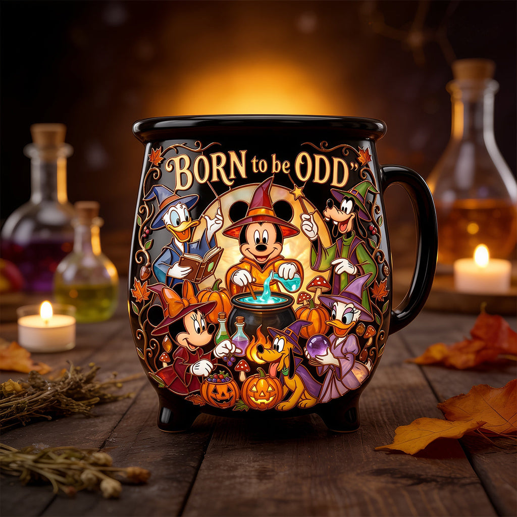 Personalized Cauldron Coffee Mug Custom Name Halloween Gift for Her Cauldron Coffee Mug GradoCreations