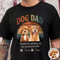 Custom Dog Dad Vintage Shirt Gift for Dog Lovers HN590 - Tshirt GradoCreations