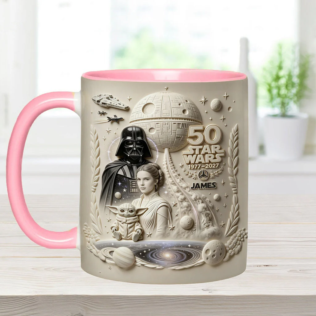 Personalized Star Wars 50th Anniversary Mug for Movie Fans Mug GradoCreations