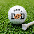 Personalized Photo Golf Ball Gift for Dog Dad or Cat Mom HN590 - Golf Ball GradoCreations