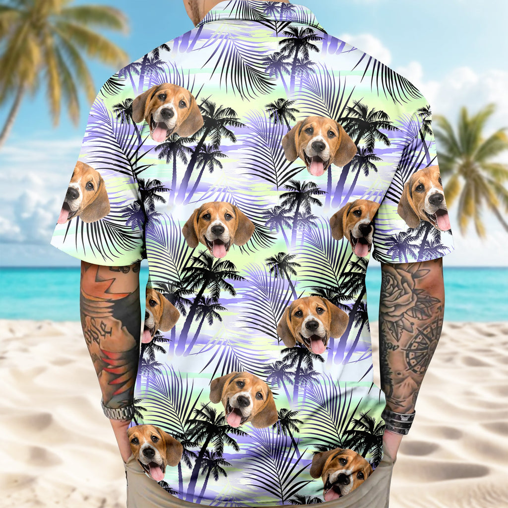 Personalized Dog Photo Hawaiian Shirt Custom Gift for Dog Lovers HN590 - AOP Hawai Shirt GradoCreations
