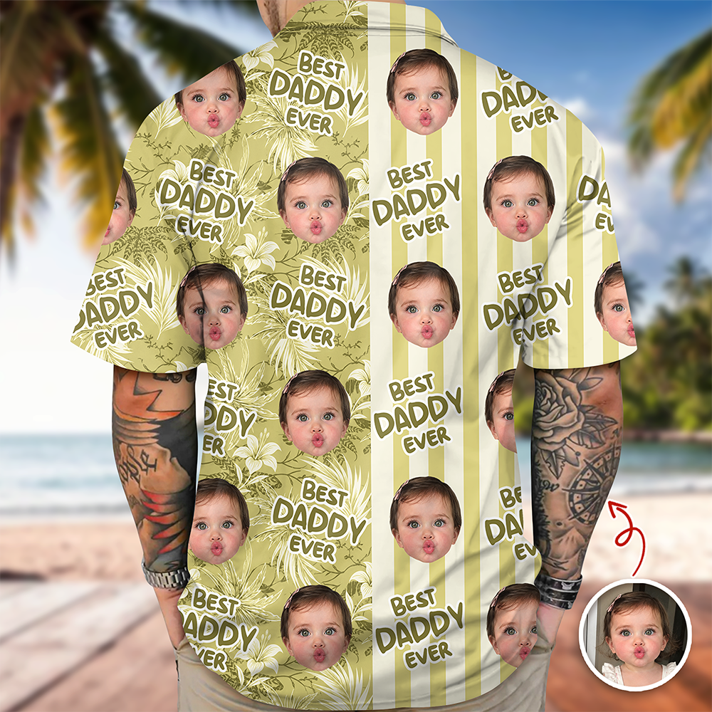Personalized Tropical Beach Shirt Gift for Dad Father's Day HN590 - AOP Hawai Shirt GradoCreations