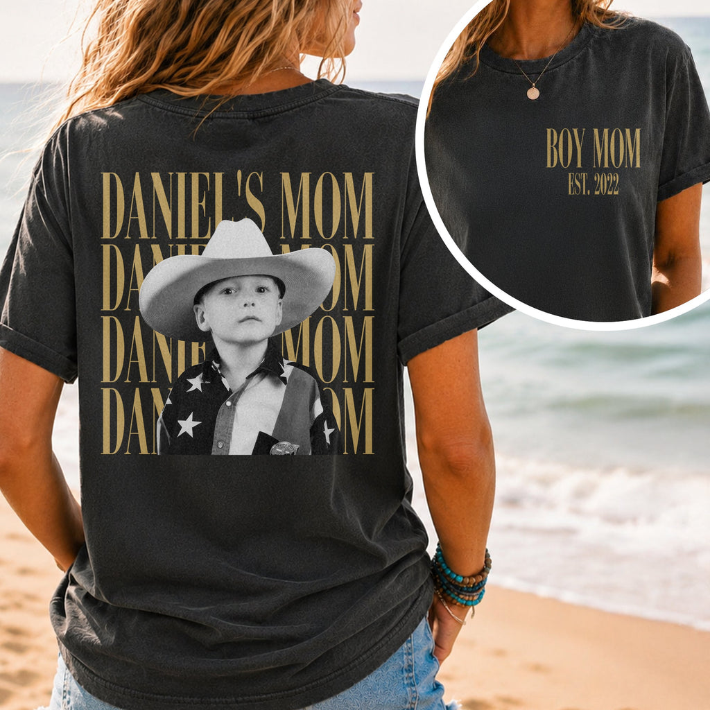 Personalized Family Photo Shirt Gift for Dad, Mom, Grandpa HN590 - Back&Front Shirt GradoCreations