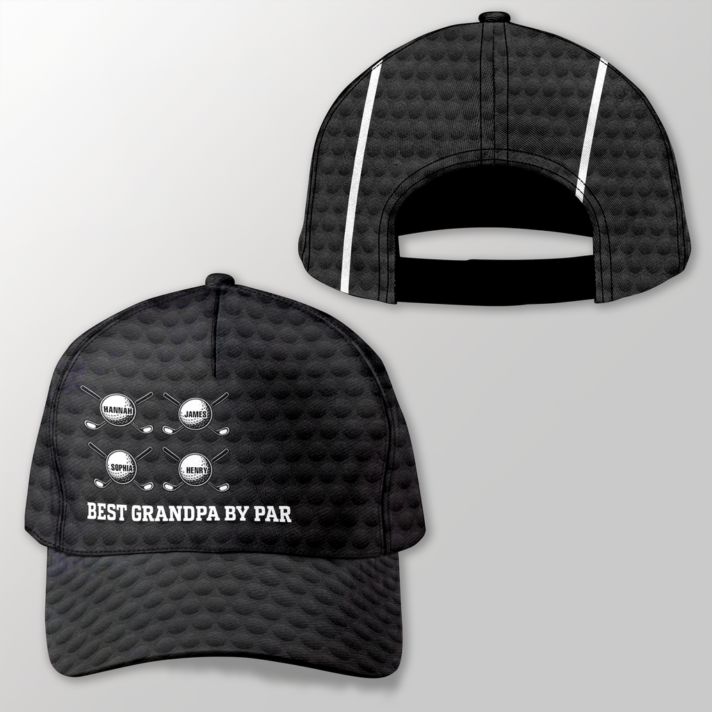 Personalized Classic Golf Cap for Dad Custom Name Gift HN590 - AOP Cap GradoCreations