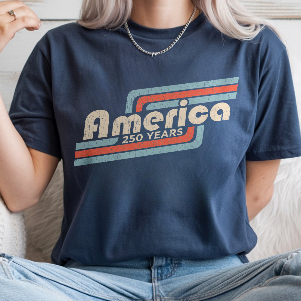 Personalized America 250 Years Comfort Shirt Gift for Dad Comfort Shirt GradoCreations