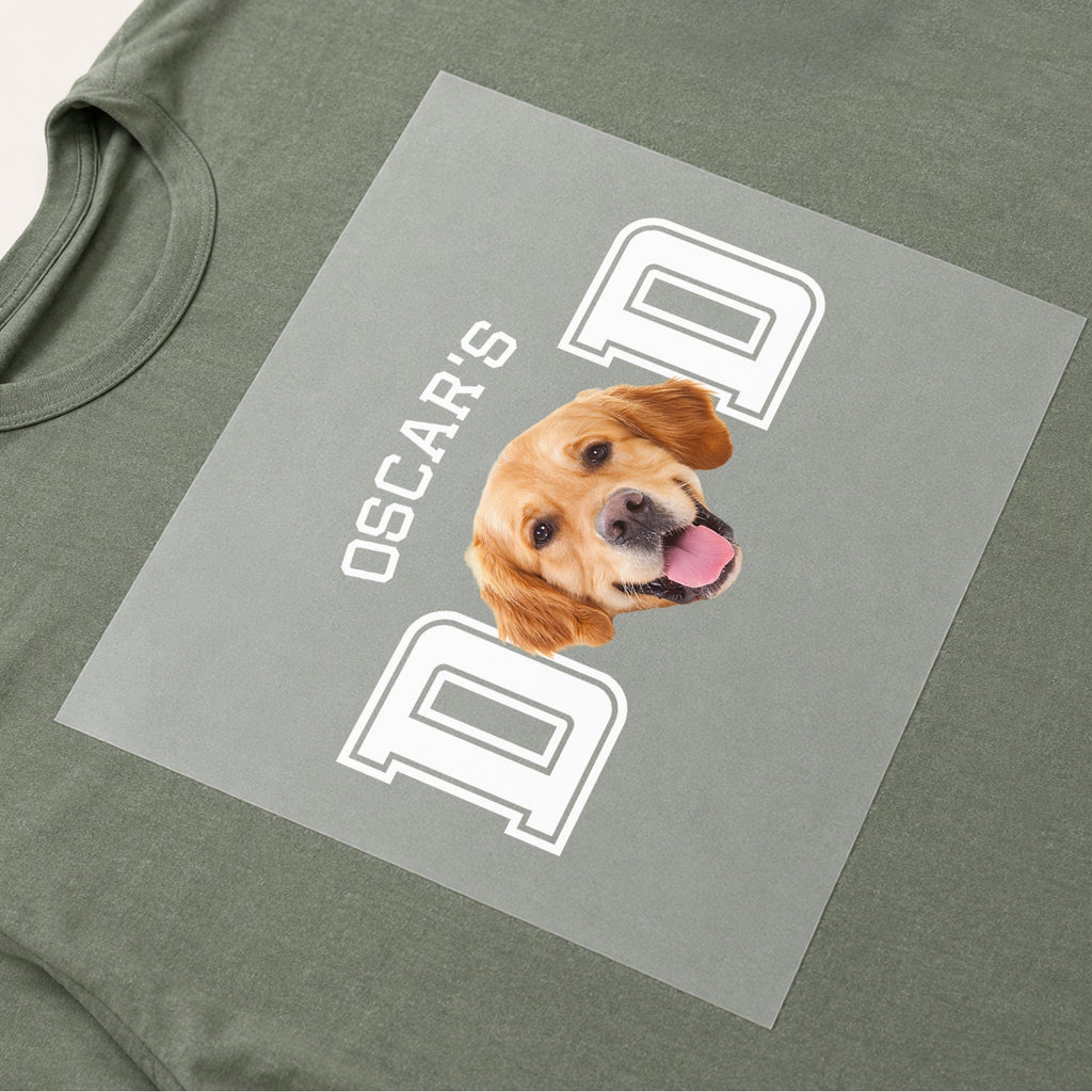 Personalized Photo DTF Transfer for Dog Dad Gift Idea HN590 - DTF Transfer different design GradoCreations