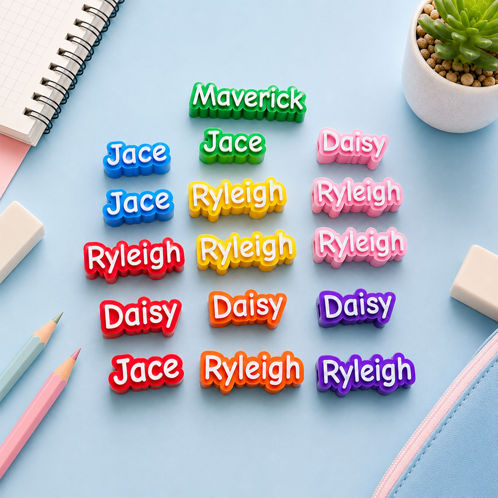 Personalized Pencil Toppers Custom Name Back to School Gift HN590 - Pencil Topper BCF fix GradoCreations