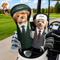 Personalized Dog Photo Golf Head Cover Custom Gift for Dog Dad HN590 - Golf Head Cover GradoCreations