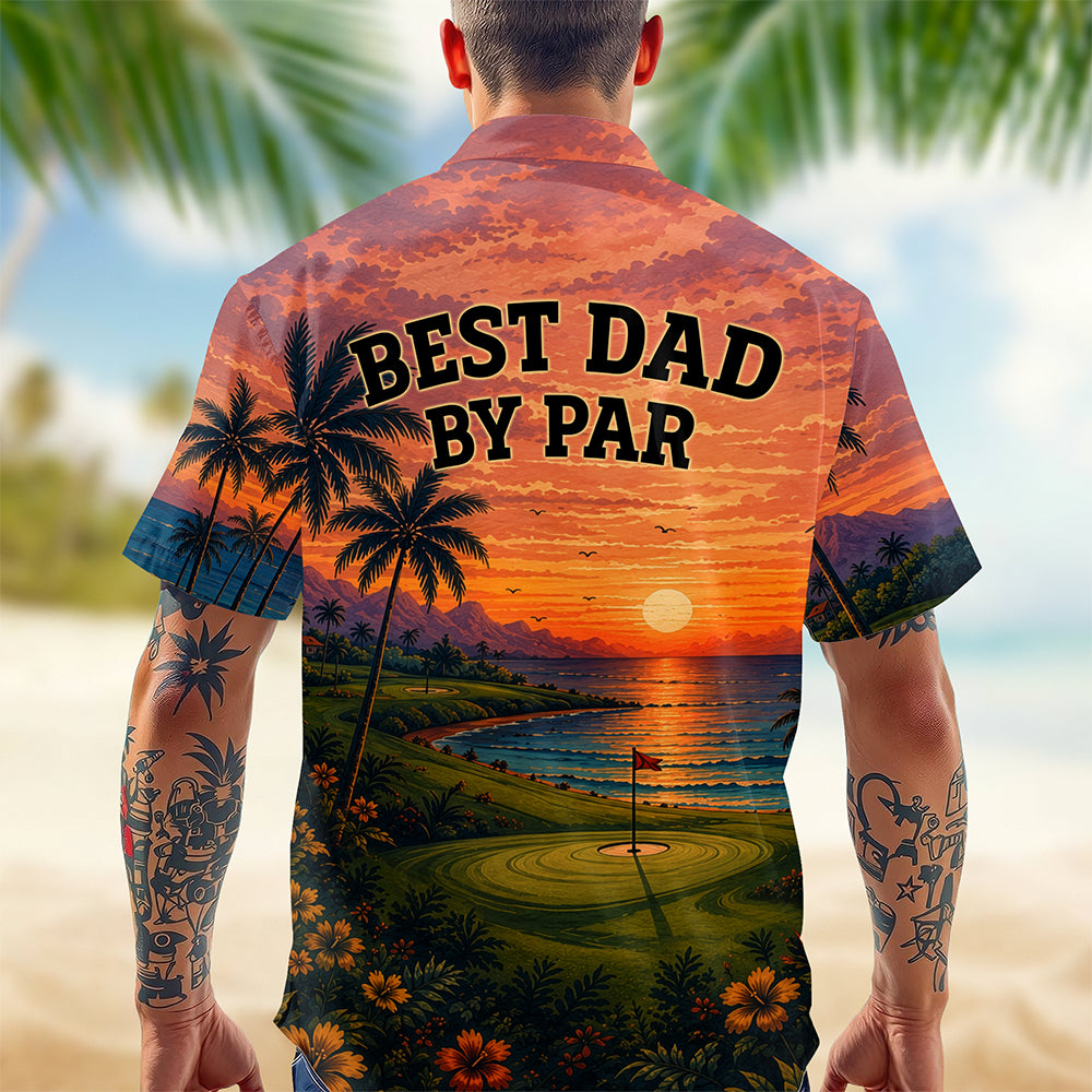 Personalized Hawaii Shirt for Dad Custom Name Golf Gift HN590 - AOP Hawai Shirt GradoCreations