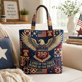 Personalized Quilted Tote Bag 250th Anniversary USA Gift for Patriots