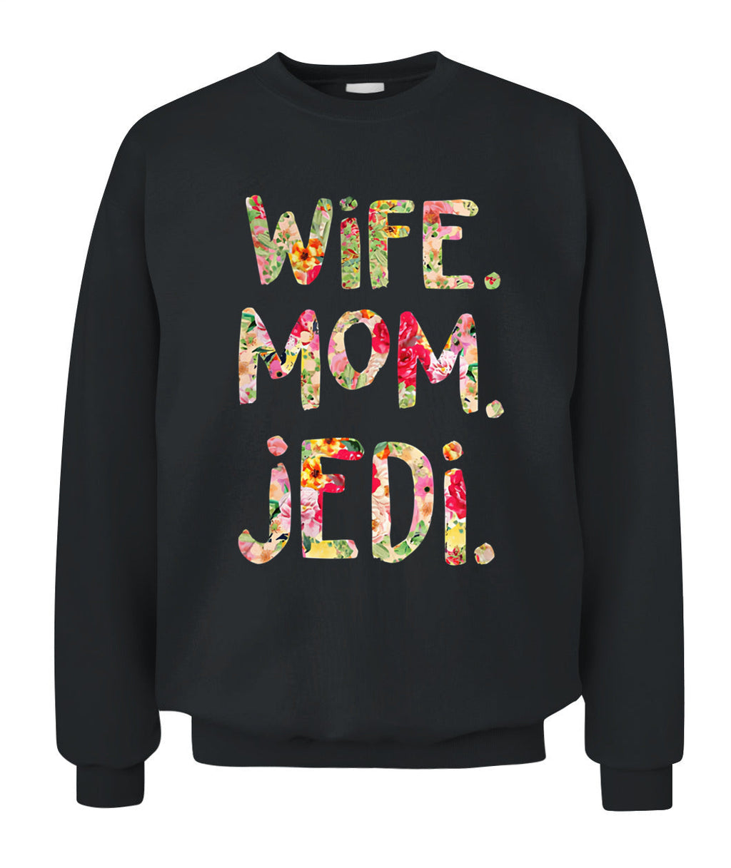 Funny Wife Mom Jedi T-Shirt Gift for Geek Moms GradoCreations