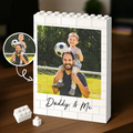 Custom Photo Building Blocks Gift for Dad Family Keepsake HN590 - Building Blocks GradoCreations