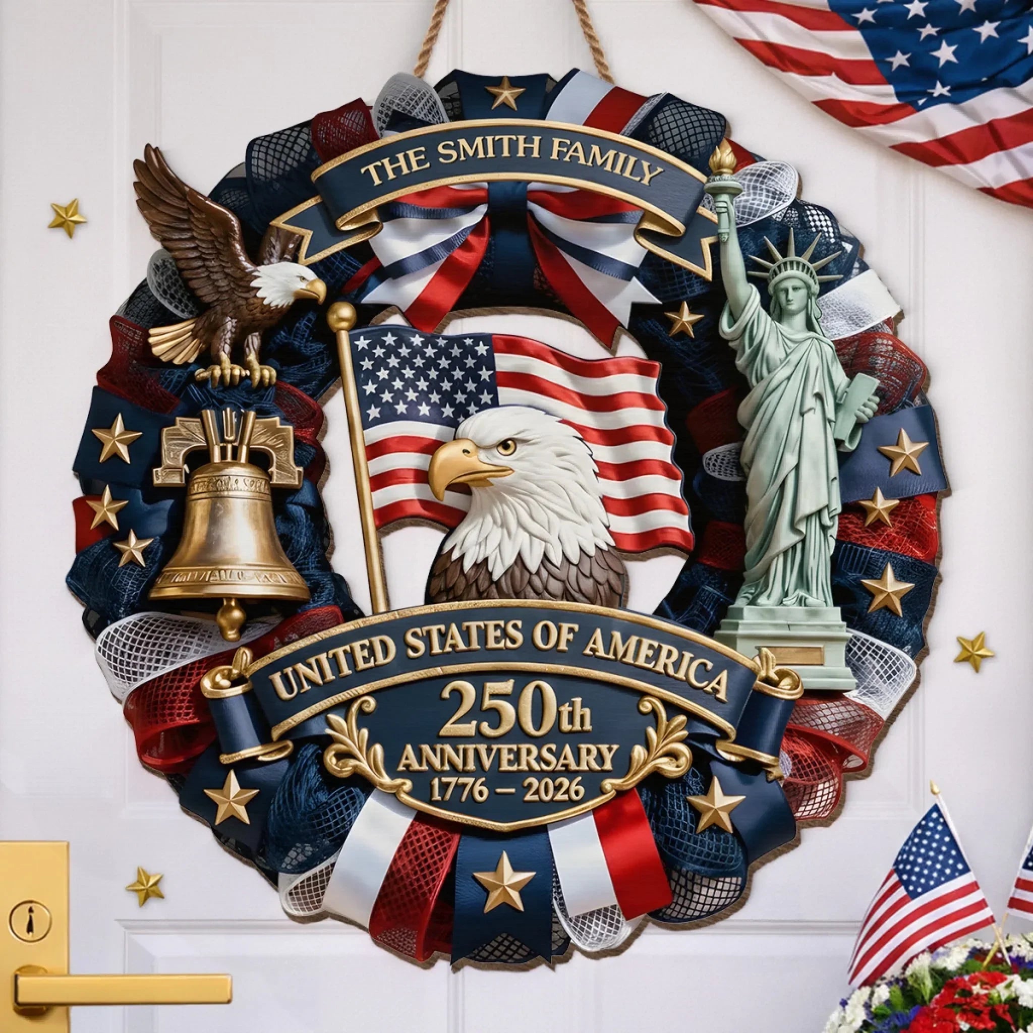 Personalized Wood Sign for 250th Anniversary Custom Family Gift