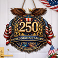 Personalized Wood Sign for America's 250th Anniversary Gift for Family