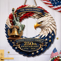 Custom Wood Sign Personalized 250th Anniversary Gift for Family
