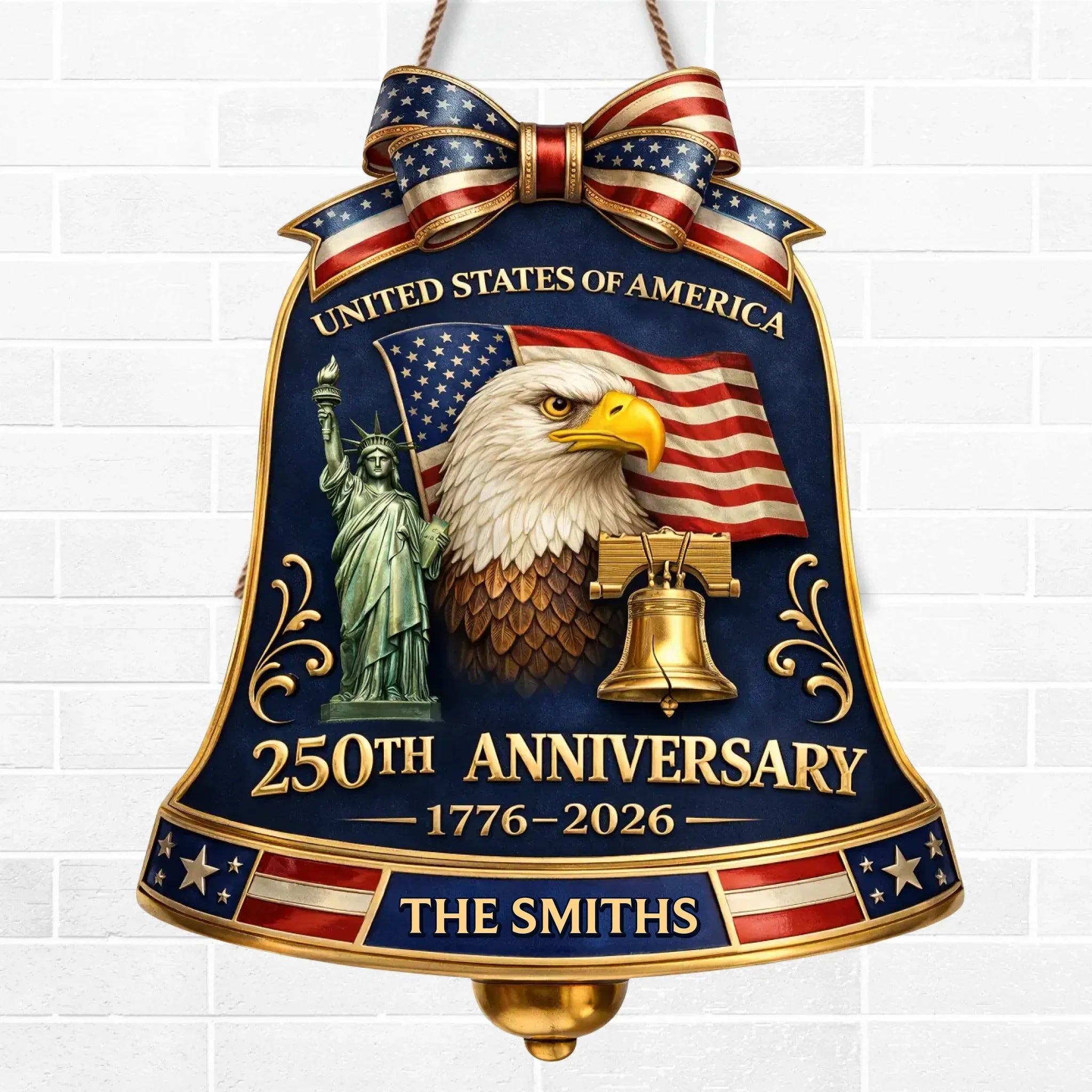 Personalized Wood Sign for 250th Anniversary Gift for Family