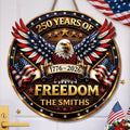 Personalized Wood Sign 250th Anniversary Gift for Family