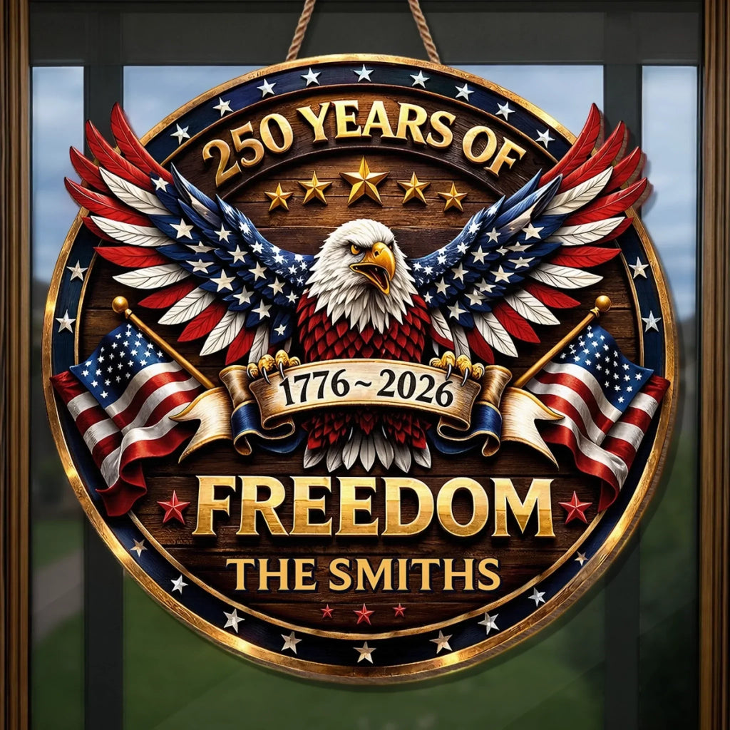 Personalized Wood Sign 250th Anniversary Gift for Family