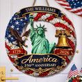 Personalized Wood Sign for America 250th Anniversary Gift for Family