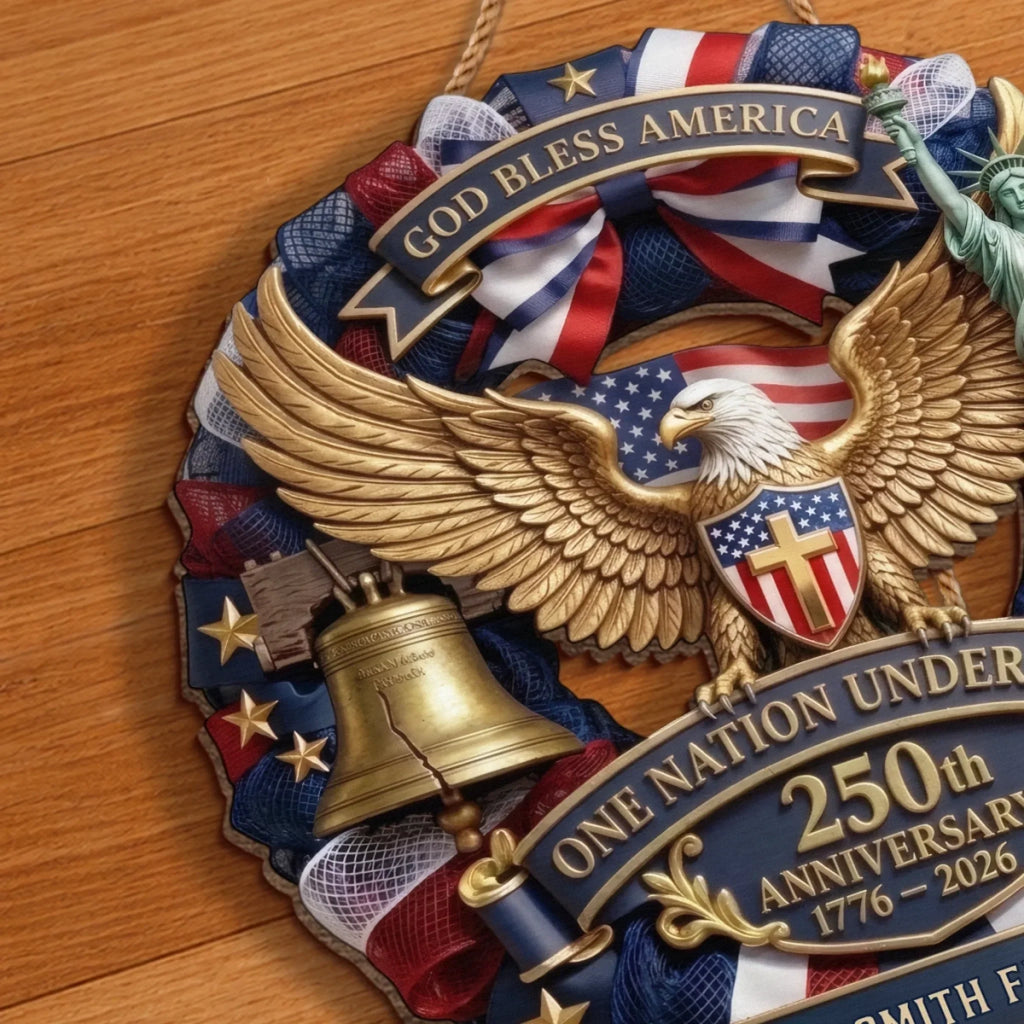 Personalized Wood Sign - Custom 250th Anniversary Gift for Family