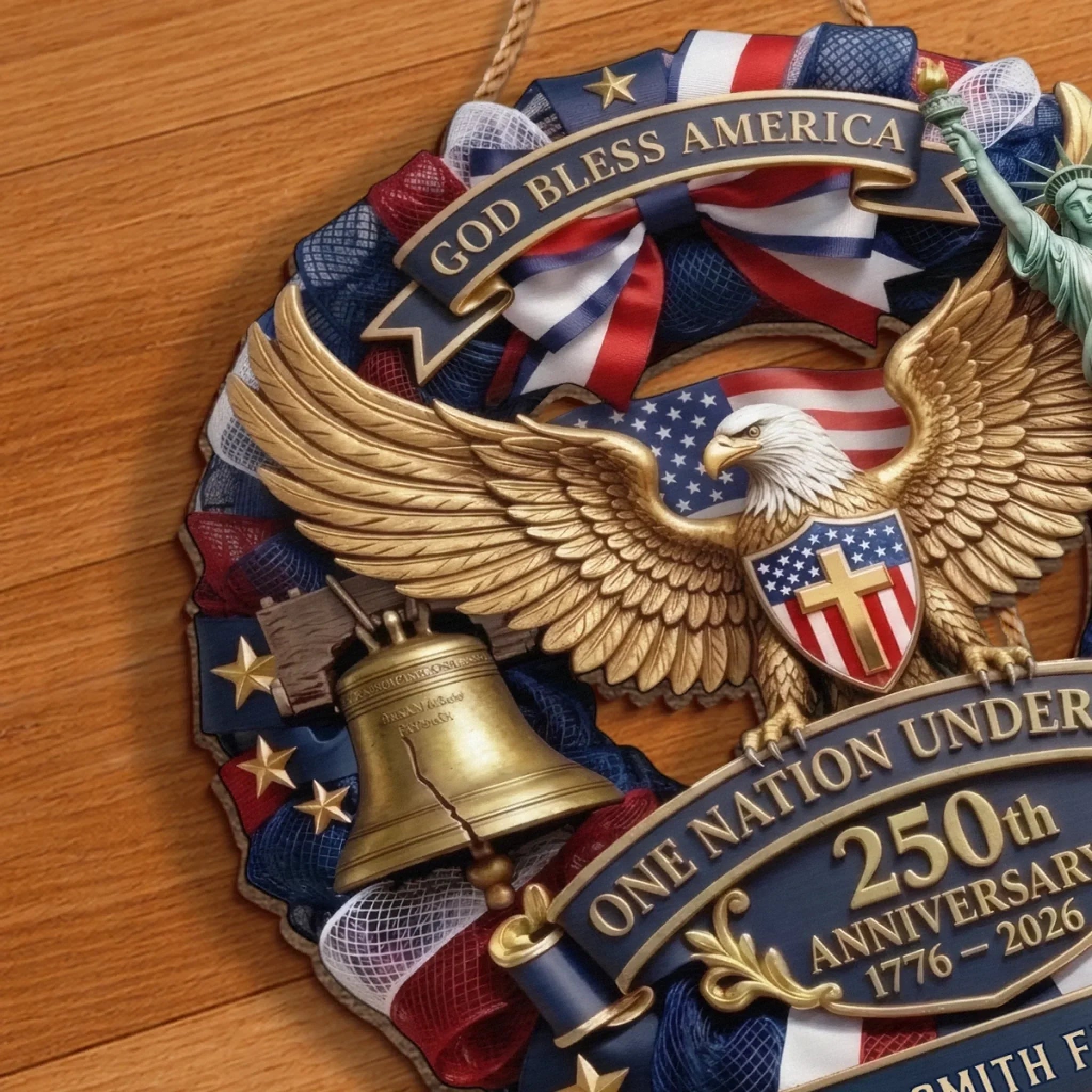 Personalized Wood Sign - Custom 250th Anniversary Gift for Family