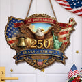Custom Wood Sign Personalized 250th Anniversary Gift for Family