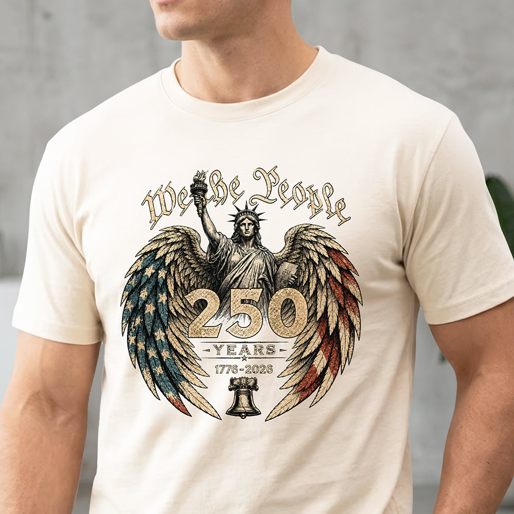 Personalized Comfort Shirt We The People 250 Years Gift for Dad Comfort Shirt GradoCreations