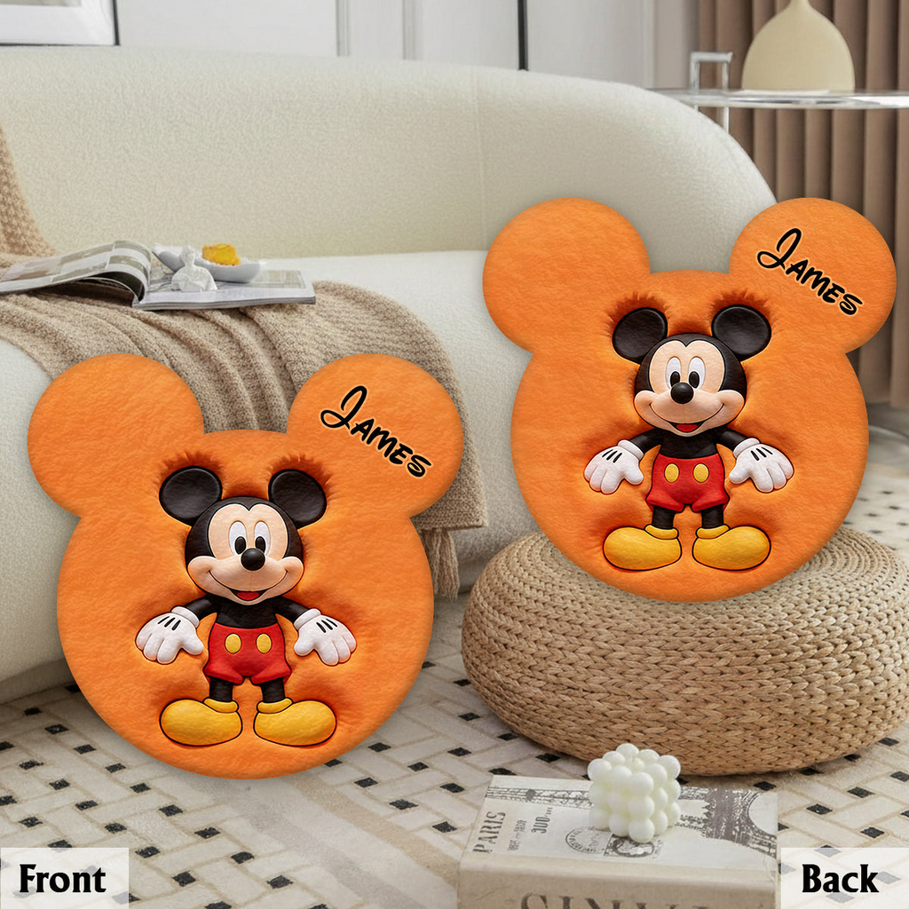 Personalized Mickey Mouse Body Pillow Custom Shape Gift for Kids